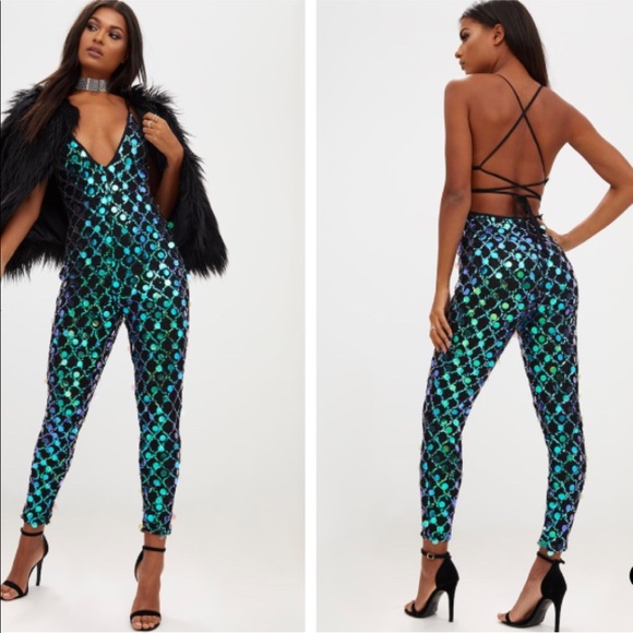 plt sequin jumpsuit